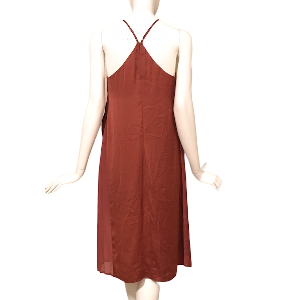 BCBGeneration Cooper Strappy Satin Dress, Size 6 - Picture 4 of 7